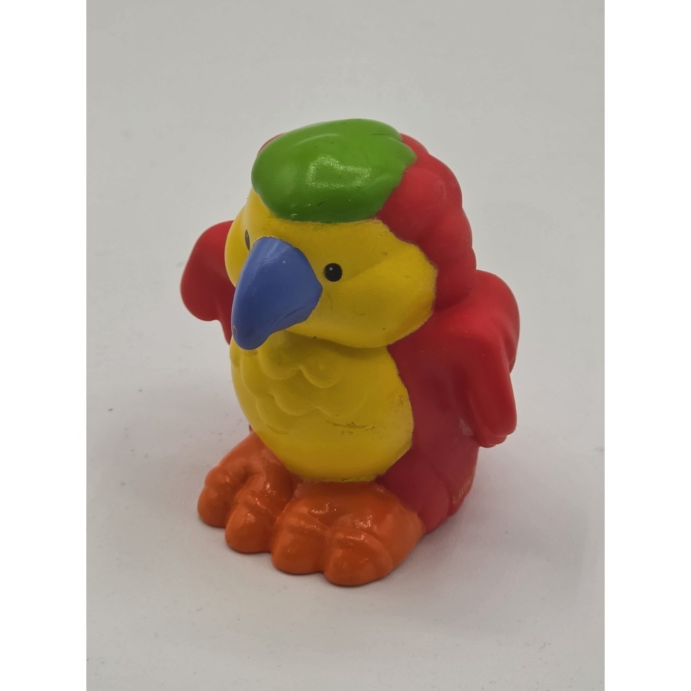 Little People 2001 PARROT Green Head Noahs Ark Bird‎ Jungle Animal